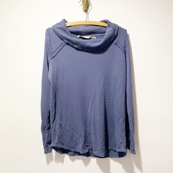 🌷Sale Soft Surroundings Angel Wings Embroidered Waffle Knit Top Size Small - Picture 5 of 16